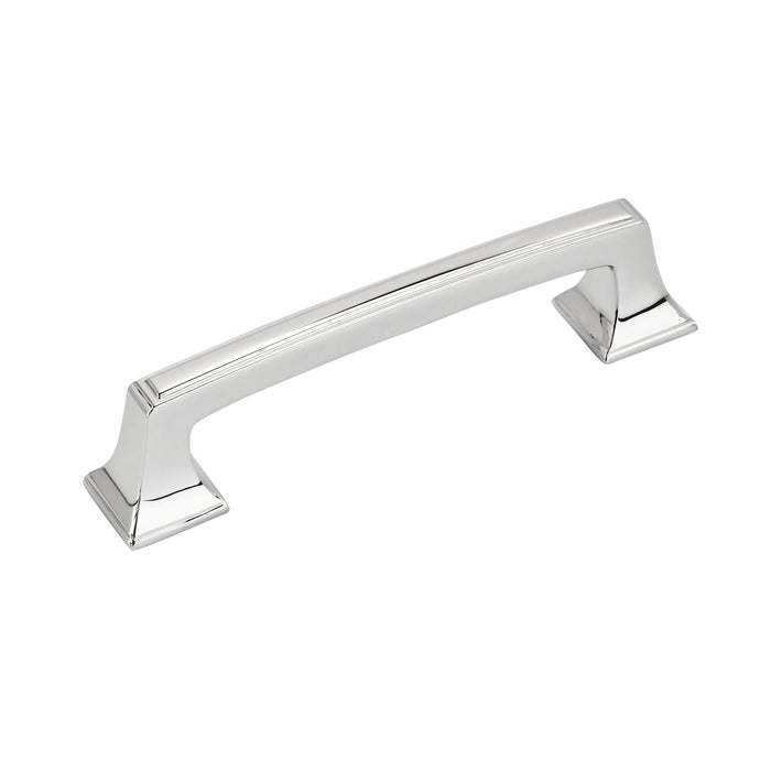 Amerock BP5303126 Mulholland 3-3/4 inch (96mm) Center-to-Center Polished Chrome Cabinet Pull