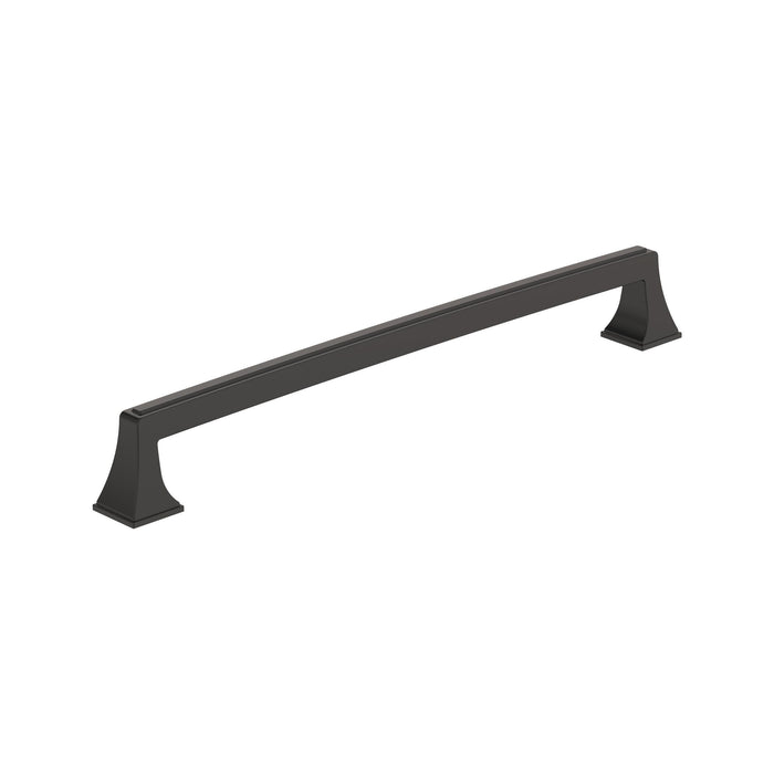 Amerock BP53536BBR Mulholland 10-1/16 inch (256mm) Center-to-Center Black Bronze Cabinet Pull