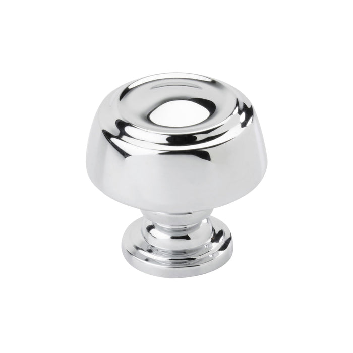 Amerock BP5370026 Kane 1-3/16 inch (30mm) Diameter Polished Chrome Cabinet Knob