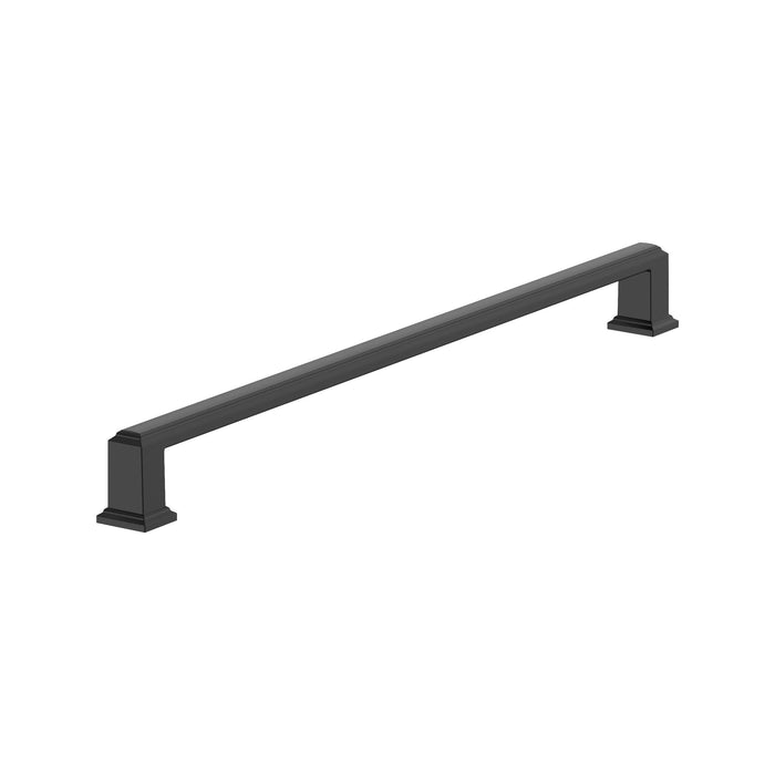 Amerock BP54031FB Appoint 18 inch (457mm) Center-to-Center Matte Black Appliance Pull