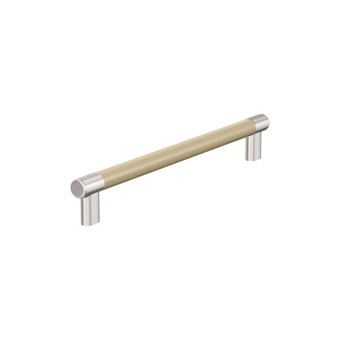 Amerock BP54040PNBBZ Esquire 12 inch (305mm) Center-to-Center Polished Nickel/Golden Champagne Appliance Pull