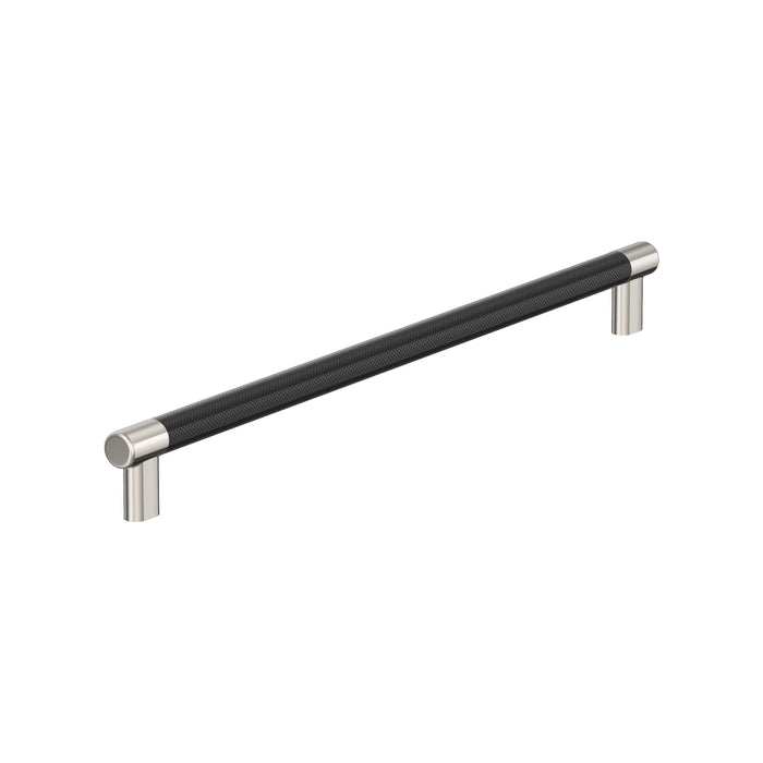 Amerock BP54041PNBBR Esquire 18 inch (457mm) Center-to-Center Polished Nickel/Black Bronze Appliance Pull
