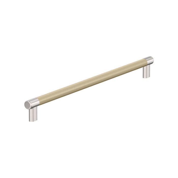 Amerock BP54041PNBBZ Esquire 18 inch (457mm) Center-to-Center Polished Nickel/Golden Champagne Appliance Pull