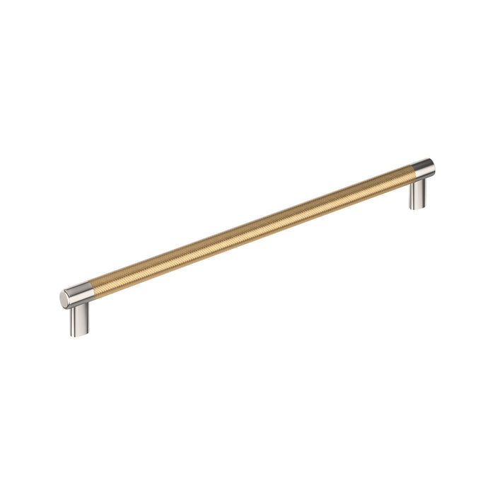Amerock BP54041PNCZ Esquire 18 inch (457mm) Center-to-Center Polished Nickel/Champagne Bronze Appliance Pull