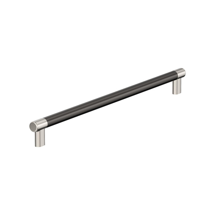 Amerock BP54041PNGM Esquire 18 inch (457mm) Center-to-Center Polished Nickel/Gunmetal Appliance Pull