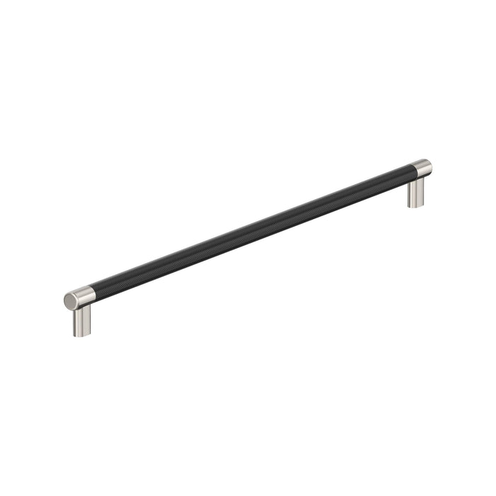 Amerock BP54042PNBBR Esquire 24 inch (610mm) Center-to-Center Polished Nickel/Black Bronze Appliance Pull