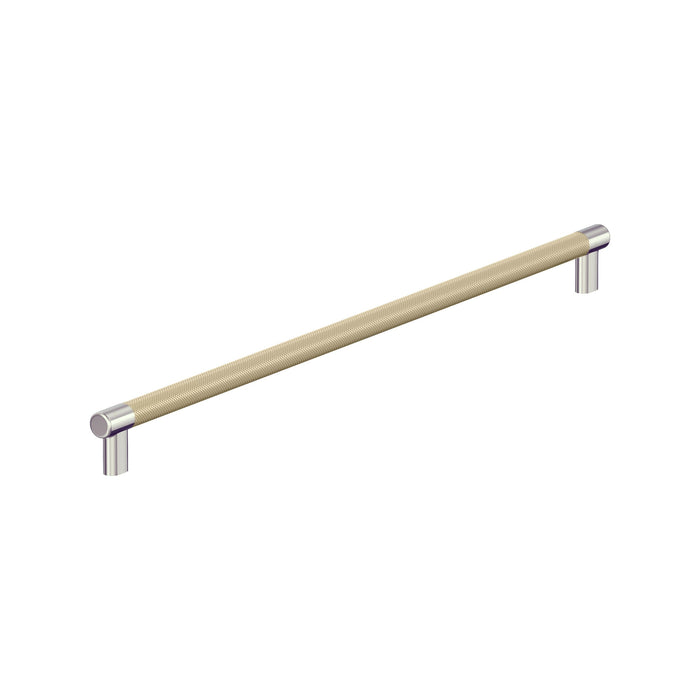 Amerock BP54042PNBBZ Esquire 24 inch (610mm) Center-to-Center Polished Nickel/Golden Champagne Appliance Pull
