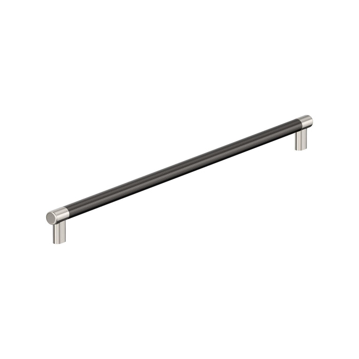 Amerock BP54042PNGM Esquire 24 inch (610mm) Center-to-Center Polished Nickel/Gunmetal Appliance Pull