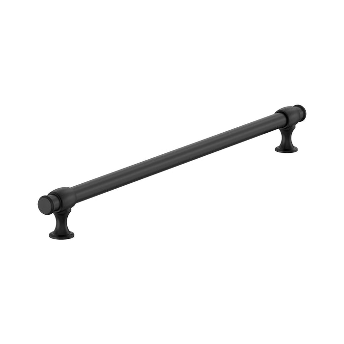 Amerock BP54066FB Winsome 18 inch (457mm) Center-to-Center Matte Black Appliance Pull