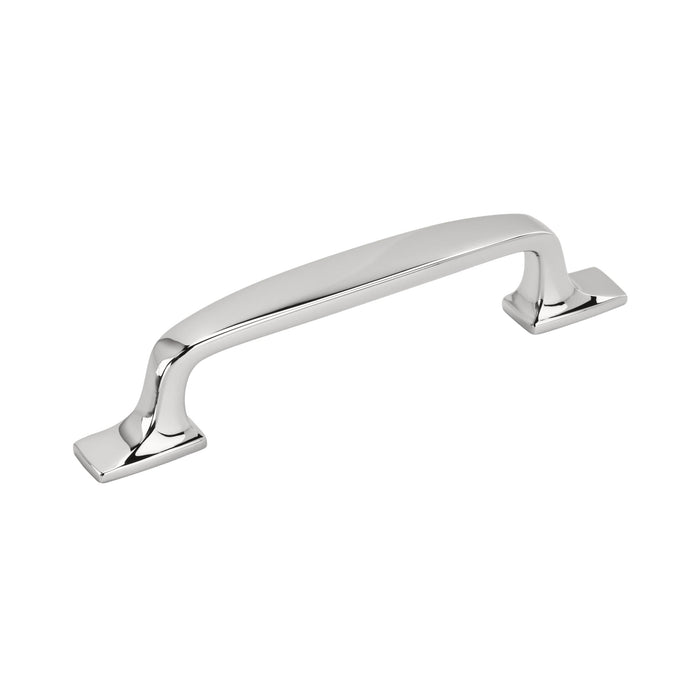 Amerock BP5531726 Highland Ridge 3-3/4 inch (96mm) Center-to-Center Polished Chrome Cabinet Pull