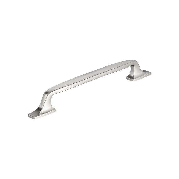 Amerock BP55327PN Highland Ridge 7-9/16 inch (192mm) Center-to-Center Polished Nickel Cabinet Pull
