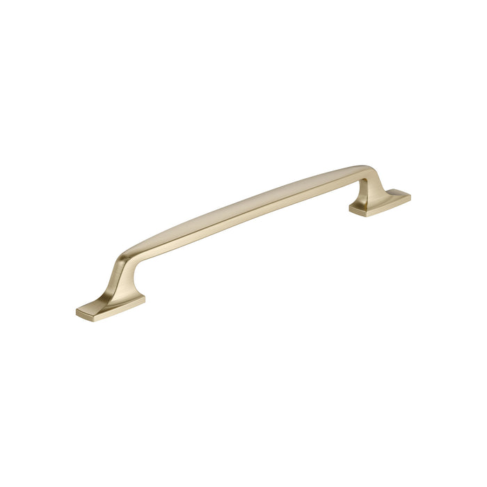 Amerock BP55328BBZ Highland Ridge 8-13/16 inch (224mm) Center-to-Center Golden Champagne Cabinet Pull