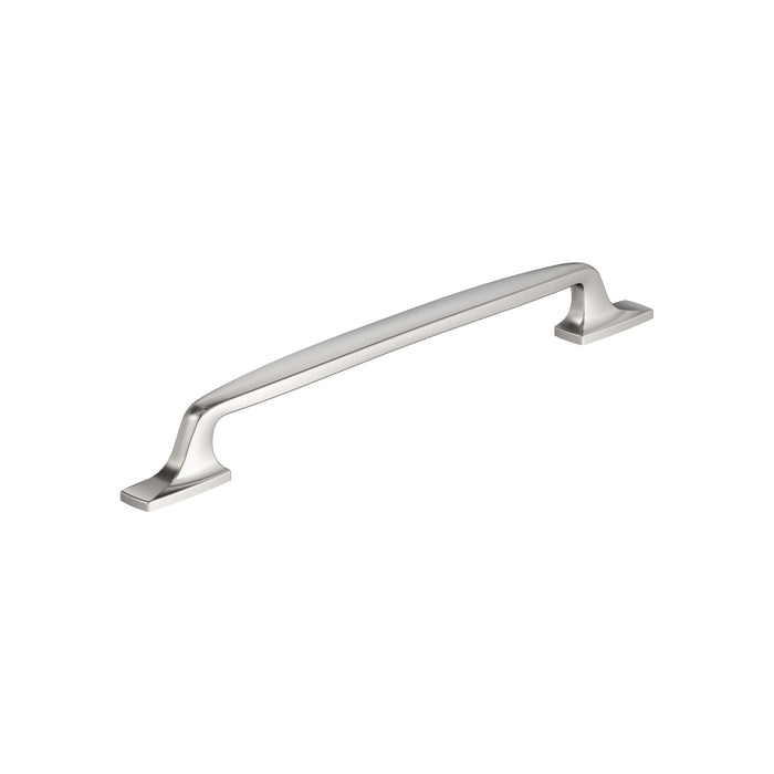 Amerock BP55328PN Highland Ridge 8-13/16 inch (224mm) Center-to-Center Polished Nickel Cabinet Pull