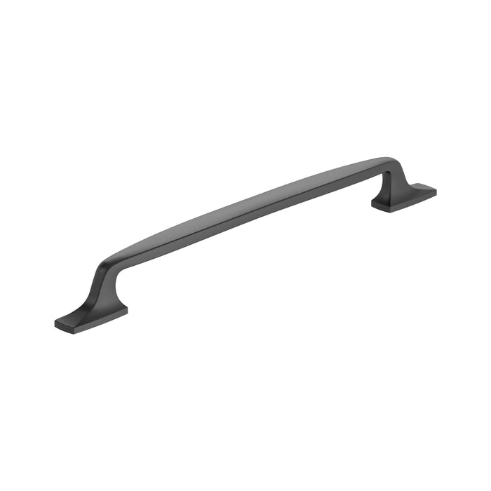 Amerock BP55329BBR Highland Ridge 10-1/16 inch (256mm) Center-to-Center Black Bronze Cabinet Pull