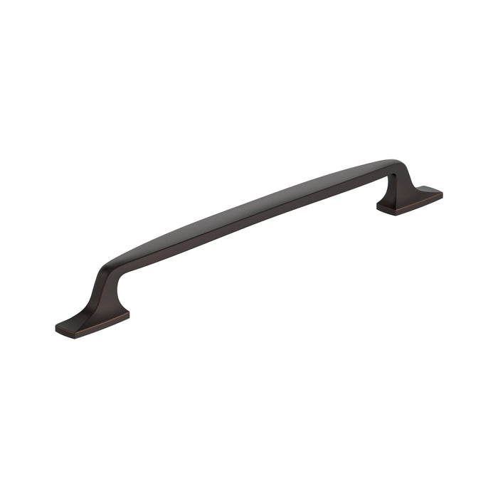 Amerock BP55329DOB Highland Ridge 10-1/16 inch (256mm) Center-to-Center Dark Oiled Bronze Cabinet Pull