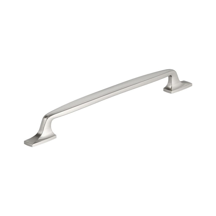 Amerock BP55329G10 Highland Ridge 10-1/16 inch (256mm) Center-to-Center Satin Nickel Cabinet Pull