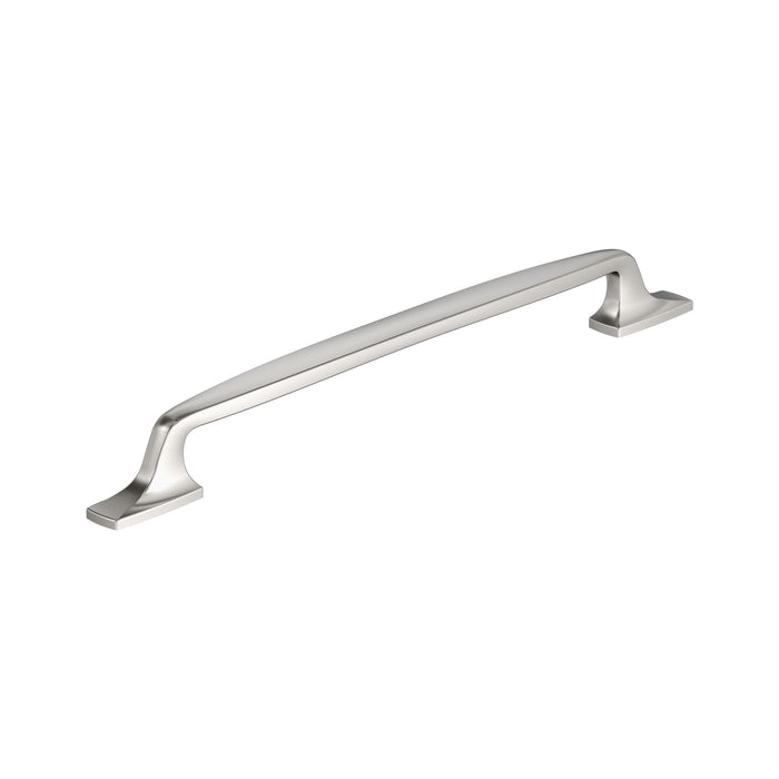 Amerock BP55329PN Highland Ridge 10-1/16 inch (256mm) Center-to-Center Polished Nickel Cabinet Pull