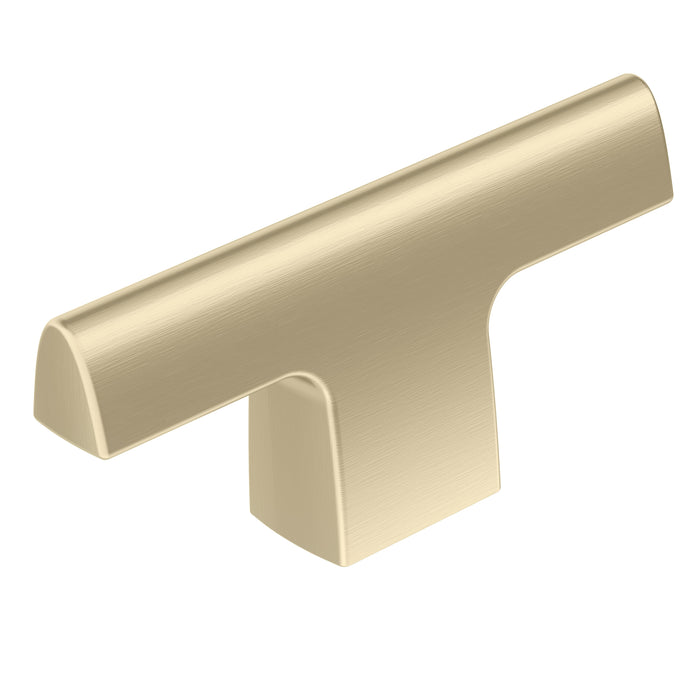 Amerock BP55361BBZ Riva 2-1/2 inch (64mm) Length Golden Champagne Cabinet Knob