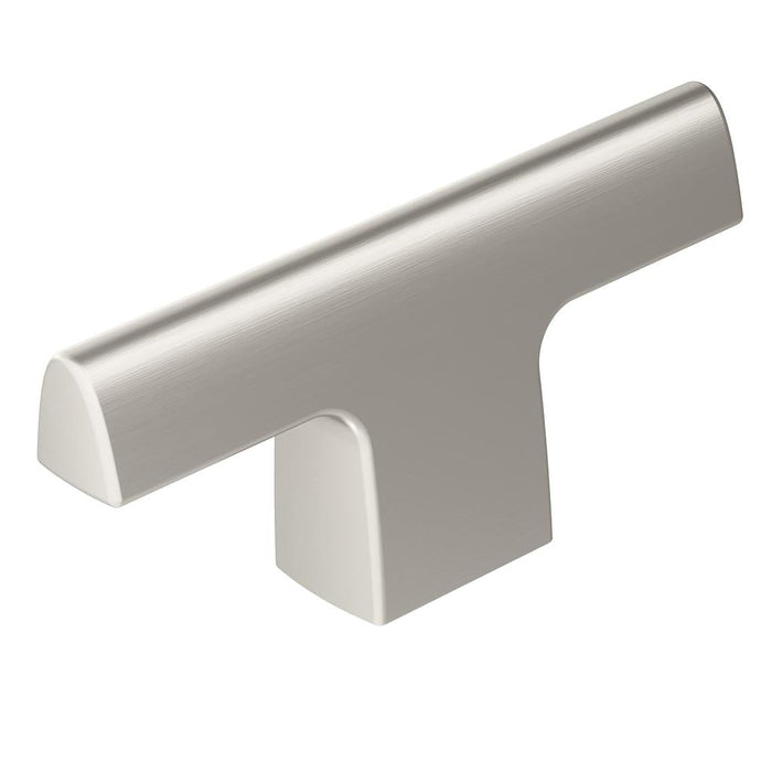 Amerock BP55361G10 Riva 2-1/2 inch (64mm) Length Satin Nickel Cabinet Knob