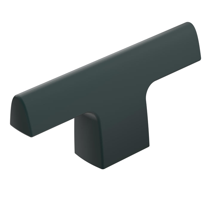 Amerock BP55361MB Riva 2-1/2 inch (64mm) Length Matte Black Cabinet Knob