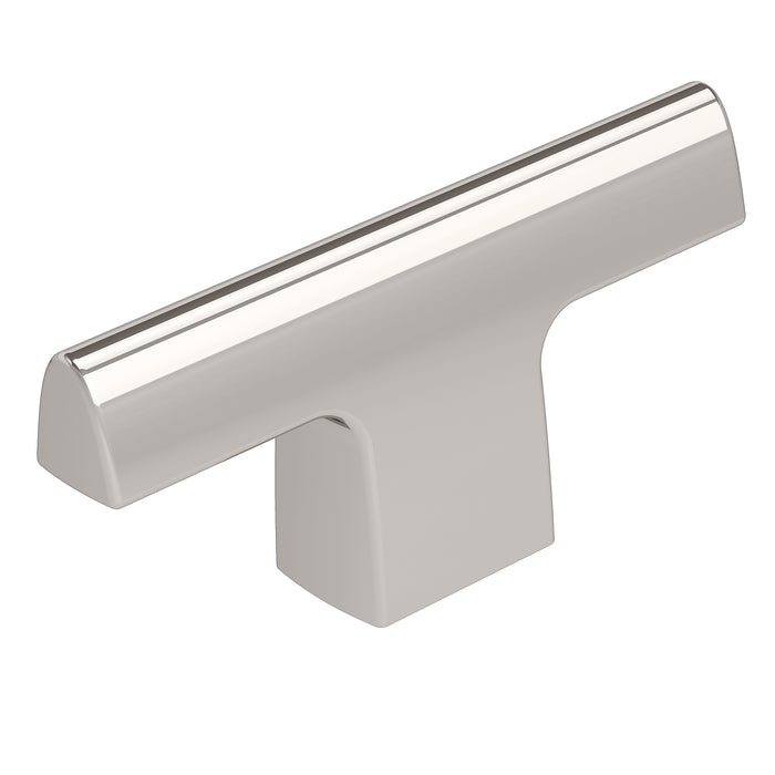 Amerock BP55361PN Riva 2-1/2 inch (64mm) Length Polished Nickel Cabinet Knob