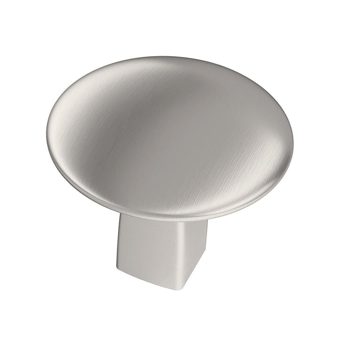 Amerock BP55362G10 Riva 1-1/4 inch (32mm) Diameter Satin Nickel Cabinet Knob