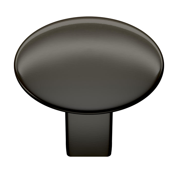 Amerock BP55362GPH Riva 1-1/4 inch (32mm) Diameter Graphite Cabinet Knob