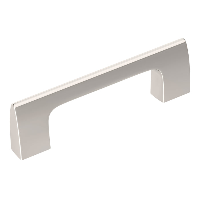Amerock BP55364PN Riva 3 inch (76mm) Center-to-Center Polished Nickel Cabinet Pull