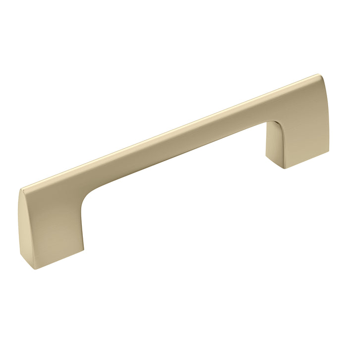 Amerock BP55365BBZ Riva 3-3/4 inch (96mm) Center-to-Center Golden Champagne Cabinet Pull