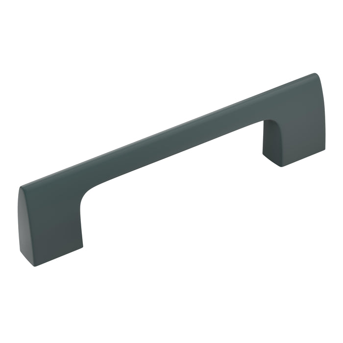 Amerock BP55365MB Riva 3-3/4 inch (96mm) Center-to-Center Matte Black Cabinet Pull