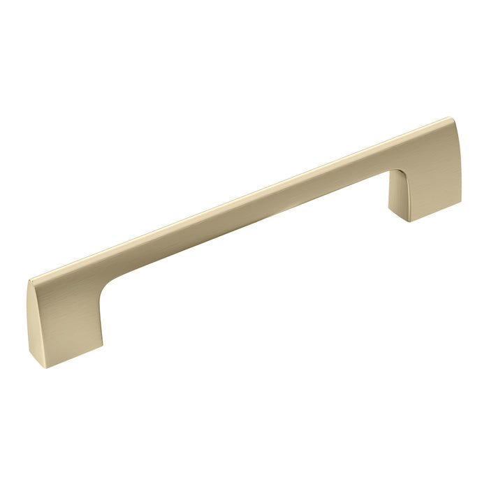 Amerock BP55367BBZ Riva 5-1/16 inch (128mm) Center-to-Center Golden Champagne Cabinet Pull