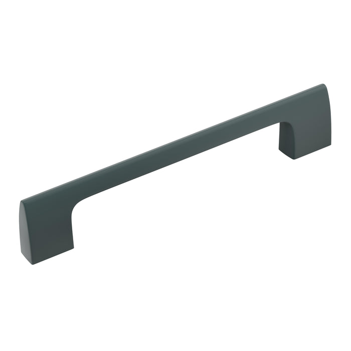 Amerock BP55367MB Riva 5-1/16 inch (128mm) Center-to-Center Matte Black Cabinet Pull