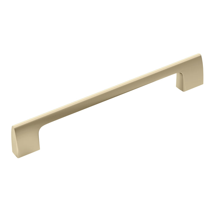 Amerock BP55368BBZ Riva 6-5/16 inch (160mm) Center-to-Center Golden Champagne Cabinet Pull