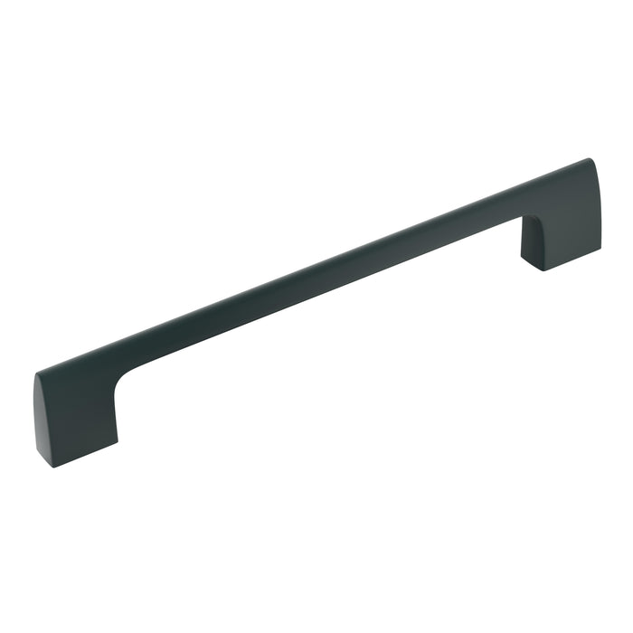 Amerock BP55368MB Riva 6-5/16 inch (160mm) Center-to-Center Matte Black Cabinet Pull