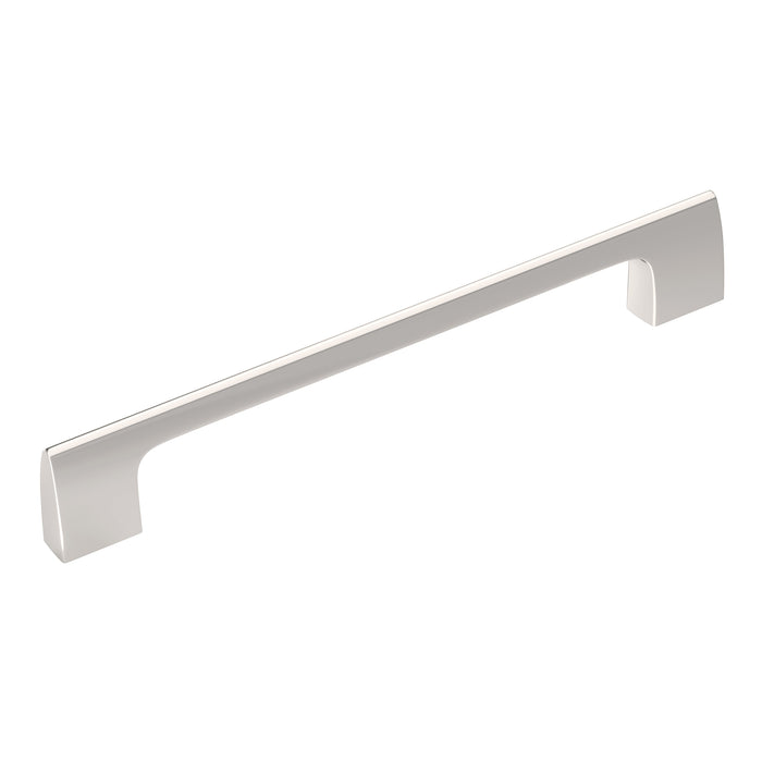 Amerock BP55368PN Riva 6-5/16 inch (160mm) Center-to-Center Polished Nickel Cabinet Pull