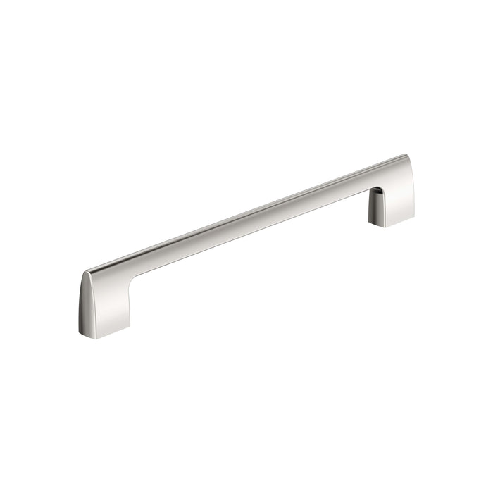 Amerock BP55489PN Riva 8-13/16 inch (224mm) Center-to-Center Polished Nickel Cabinet Pull
