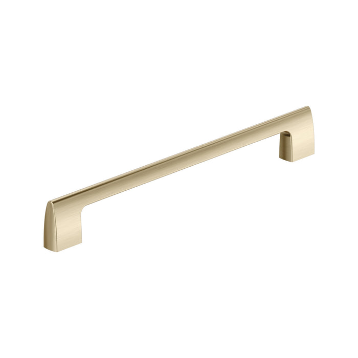 Amerock BP55490BBZ Riva 10-1/16 inch (256mm) Center-to-Center Golden Champagne Cabinet Pull