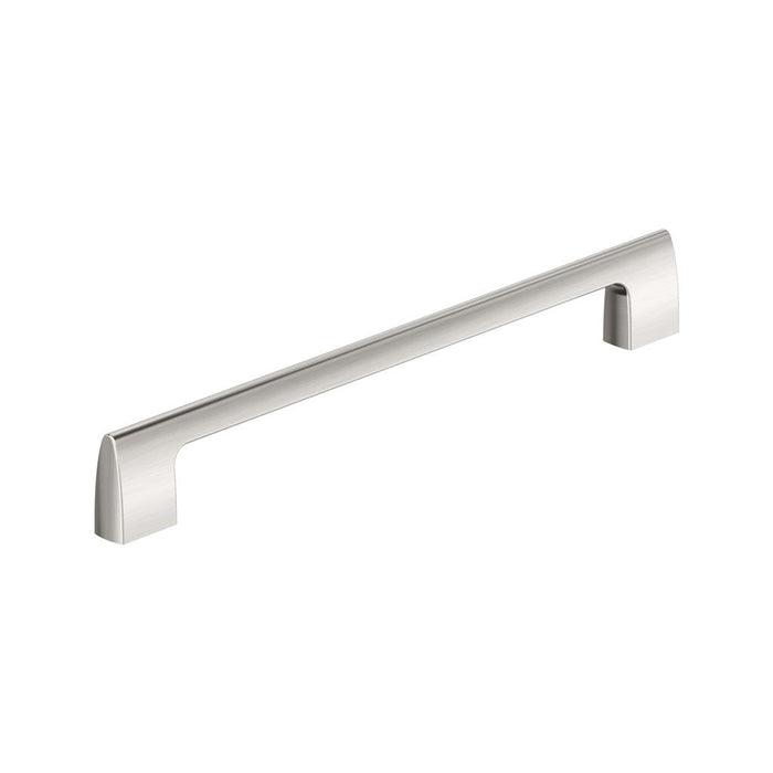 Amerock BP55490G10 Riva 10-1/16 inch (256mm) Center-to-Center Satin Nickel Cabinet Pull