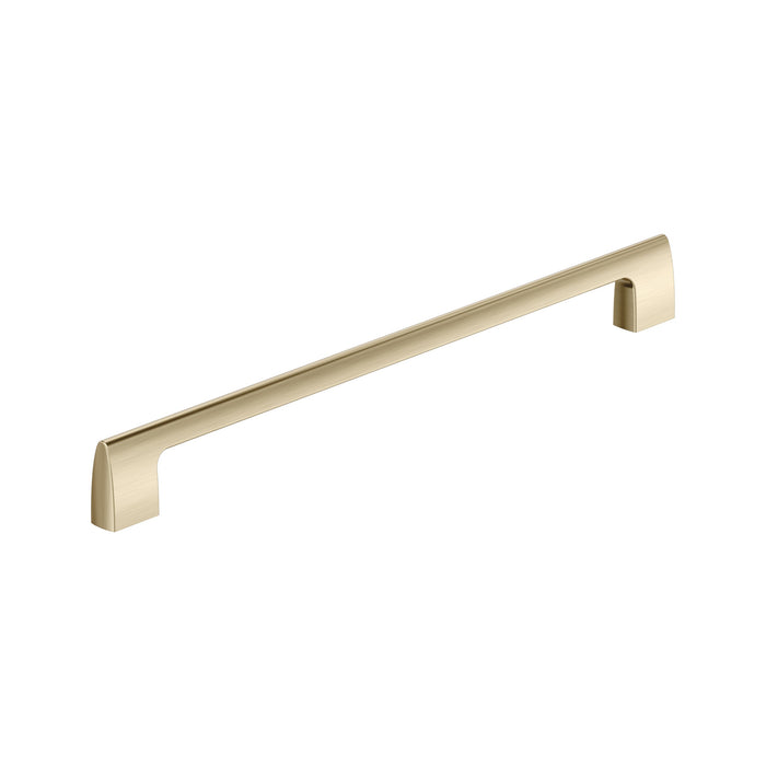 Amerock BP55492BBZ Riva 12-5/8 inch (320mm) Center-to-Center Golden Champagne Cabinet Pull