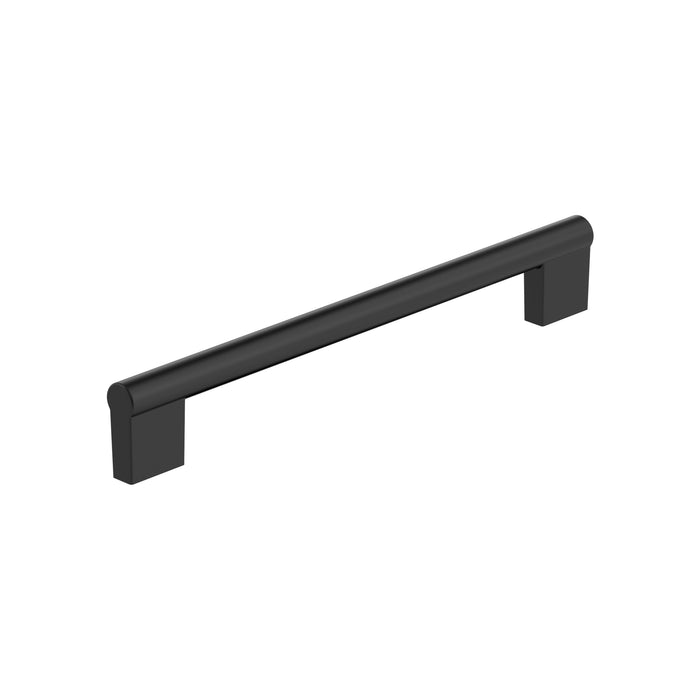 Amerock BP55531FB Versa 7-9/16 inch (192mm) Center-to-Center Matte Black Cabinet Pull