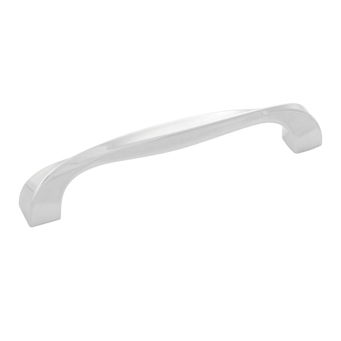 Hickory Hardware H076017-14 Twist Collection Pull 5-1/16 Inch (128mm) Center to Center Polished Nickel Finish