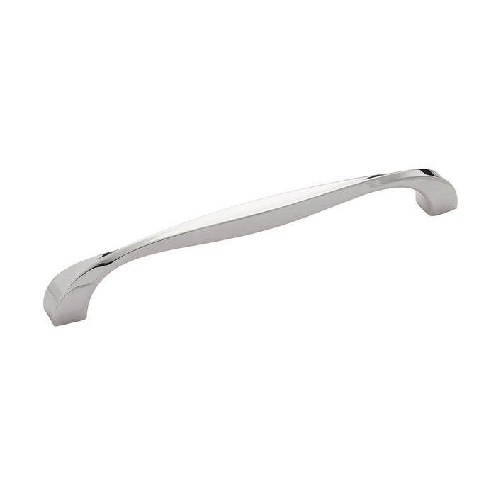 Hickory Hardware H076019-14 Twist Collection Pull 7-9/16 Inch (192mm) Center to Center Polished Nickel Finish