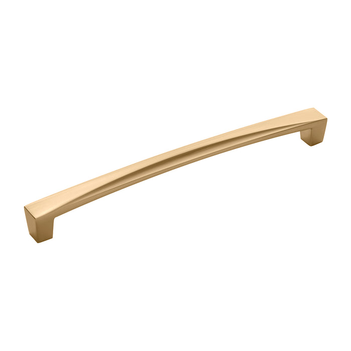 Hickory Hardware H076133-CBZ Crest Collection Pull 7-9/16 Inch (192mm) Center to Center Champagne Bronze Finish