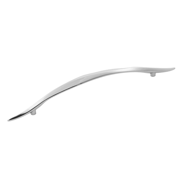 Hickory Hardware H076651-14 Willow Collection Pull 7-9/16 Inch (192mm) Center to Center Polished Nickel Finish