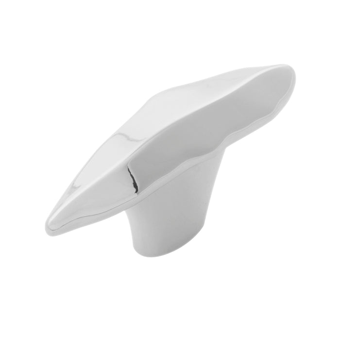 Hickory Hardware H076653-14 Willow Collection Knob 2-1/8 Inch (54mm) X 5/8 Inch (16mm) Polished Nickel Finish