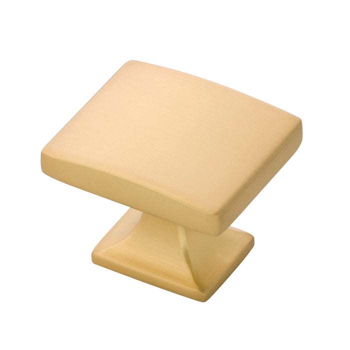 Hickory Hardware H076699-BGB Forge Collection Knob 1-7/16 Inch (37mm) X 1-1/4 Inch (32mm) Brushed Golden Brass Finish