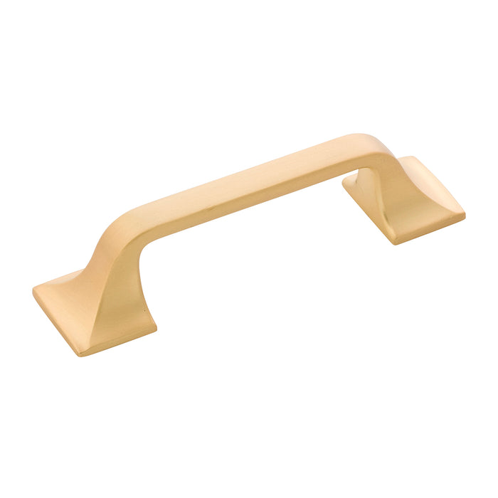 Hickory Hardware H076700-BGB Forge Collection Pull 3 Inch (76mm) Center to Center Brushed Golden Brass Finish