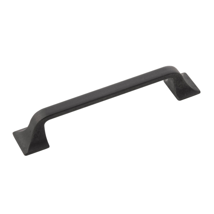 Hickory Hardware H076702-BI Forge Collection Pull 5-1/16 Inch (128mm) Center to Center Black Iron Finish
