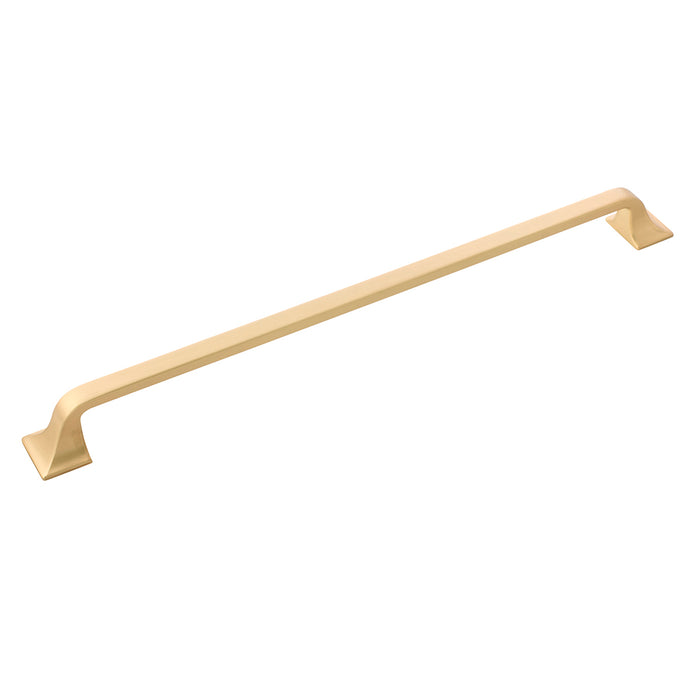 Hickory Hardware H076706-BGB Forge Collection Pull 12 Inch (305mm) Center to Center Brushed Golden Brass Finish
