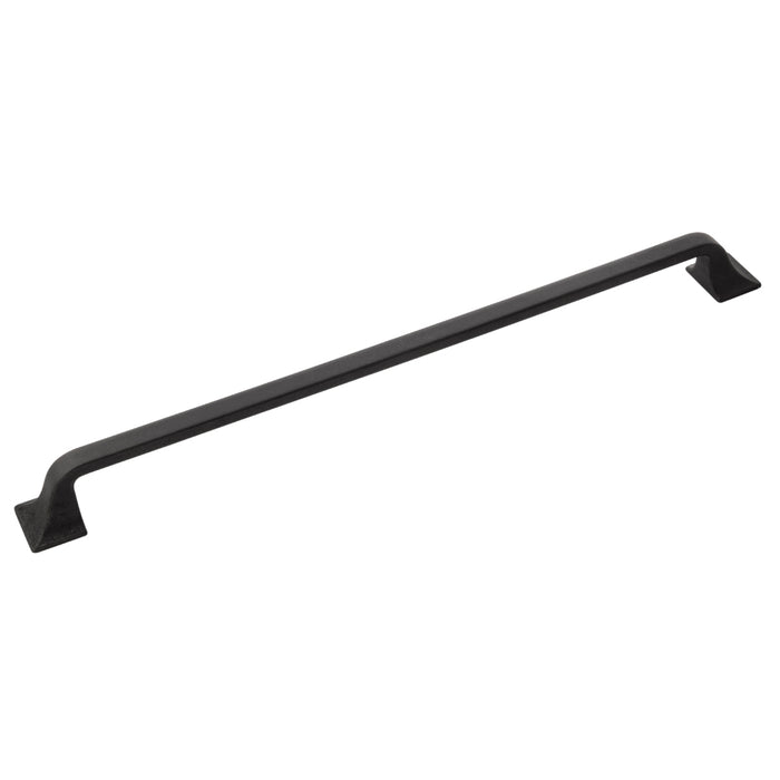 Hickory Hardware H076706-BI Forge Collection Pull 12 Inch (305mm) Center to Center Black Iron Finish